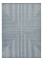Maze Thin Soft Blue Plain Rug MAZ104