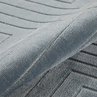 Maze Thin Soft Blue Plain Rug MAZ104