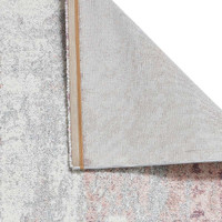Brooklyn Rug 8595 Ivory Grey Rose Runner