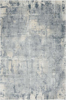 Rustic Textures RUS06 Grey Beige Abstract Rug Runner
