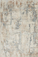 Rustic Textures RUS06 Beige Grey Abstract Rug Runner