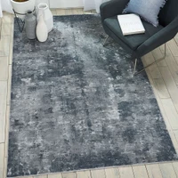 Rustic Textures RUS05 Grey Rug Runner