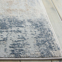 Rustic Textures RUS02 Beige Grey Abstract Rug Runner