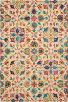 Vibrant Wool rug Ivory VIB08 Runner