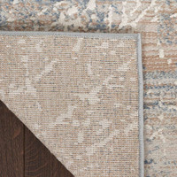 Exhale Abstract Modern Rug EXL02 Beige Blue