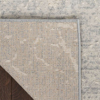 Exhale Abstract Modern Rug EXL02 Ivory Grey
