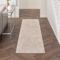 Exhale Abstract Modern Rug EXL02 Moca Ivory
