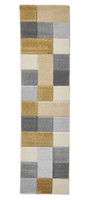 Brooklyn Rug 646 Grey Yellow Runner