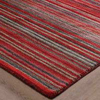Carter Rug Red Stripe Runner