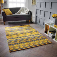 Carter Rug Ochre Stripe Runner