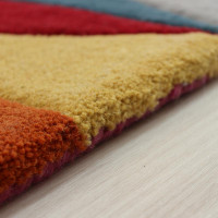 Funk Triangles Rug Multi Colour Runner