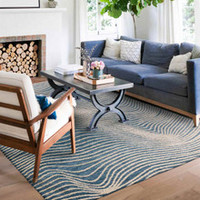On Sale Mason Magnitude Blue Soft Contemporary Rug 160x230cm