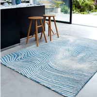 On Sale Mason Magnitude Blue Soft Contemporary Rug 160x230cm