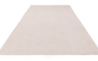 Abbus Ivory Modern Boucle Thin Rug
