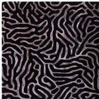 On Sale Katherine Carnaby Coral Gunmetal Wool Rug 120x180cm