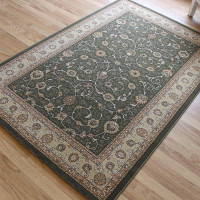 Noble Classic Green Rug 491A Runner