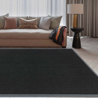 Sisal Rug Grey Border Runner