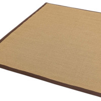 Sisal Rug Chocolate Border Runner