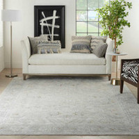 On Sale Light Grey Traditional Rug Infinite IFT01 282x383cm