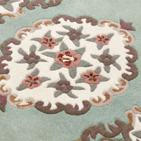 Origins Shensi Green Aubusson Rug Circle