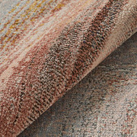 On Sale Amara Soft Stylish Abstract Rug Blush Pink Grey 200x290cm