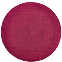 Origins Reef Raspberry Plain Textures Rug Circle
