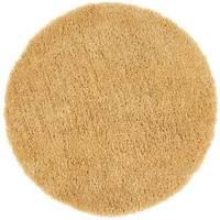 Origins Chicago Ochre Thick Shaggy Rug Circle