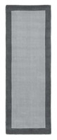 Origins Borders Grey Wool Rug