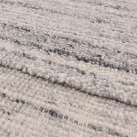 Larson Grey Indian Plain Border Rug