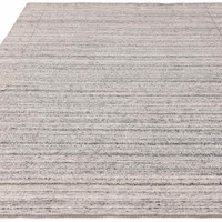 Larson Grey Indian Plain Border Rug