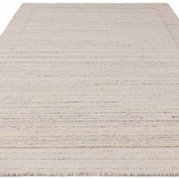 Larson Ivory Indian Plain Border Rug