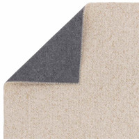 Boden Ivory Loop Plain Washable Rug