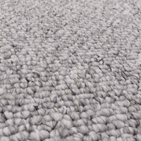 Boden Grey Loop Plain Washable Rug