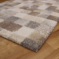 Mehari Beige Grey Brown Rug 45 6262 Circle