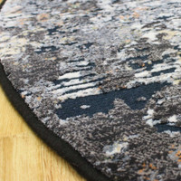 Canyon Rugs Charcoal Peach Mint 52023 3535 Circle