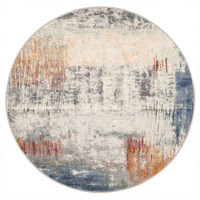 Brown Multi Galleria Modern Rug 63393 6656 Circle