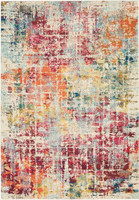 Celestial Rug CES13 Pink Multi Circle
