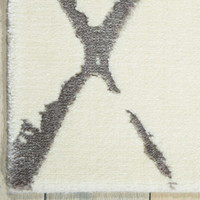 Ivory Grey Twilight Rug Diamonds TWI15 Circle