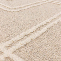 Ada Sand Wool Loop Pile Indian Carpet Rug
