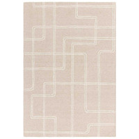 Ada Sand Wool Loop Pile Indian Carpet Rug