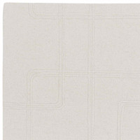 Ada Ivory Wool Loop Pile Indian Carpet Rug