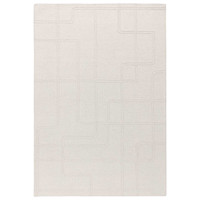 Ada Ivory Wool Loop Pile Indian Carpet Rug