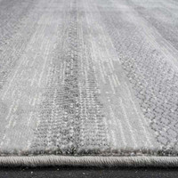 Oslo Eco Rug 5565 Stripe Grey