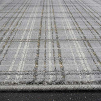 Oslo Eco Rug 5575 Tartan Grey