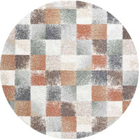 Mehari Thick Soft Rug Block Multicolour 