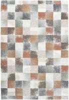 Mehari Thick Soft Rug Block Multicolour 
