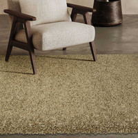 Twilight Thick Shaggy Gold Rug