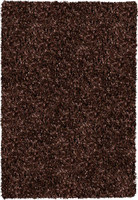 Twilight Thick Shaggy Rusty Brown Rug