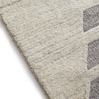 Stellar Ladder Wool Jute 3D Stripe Rug