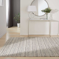 Savannah Textured Grey Wool Loop Rug